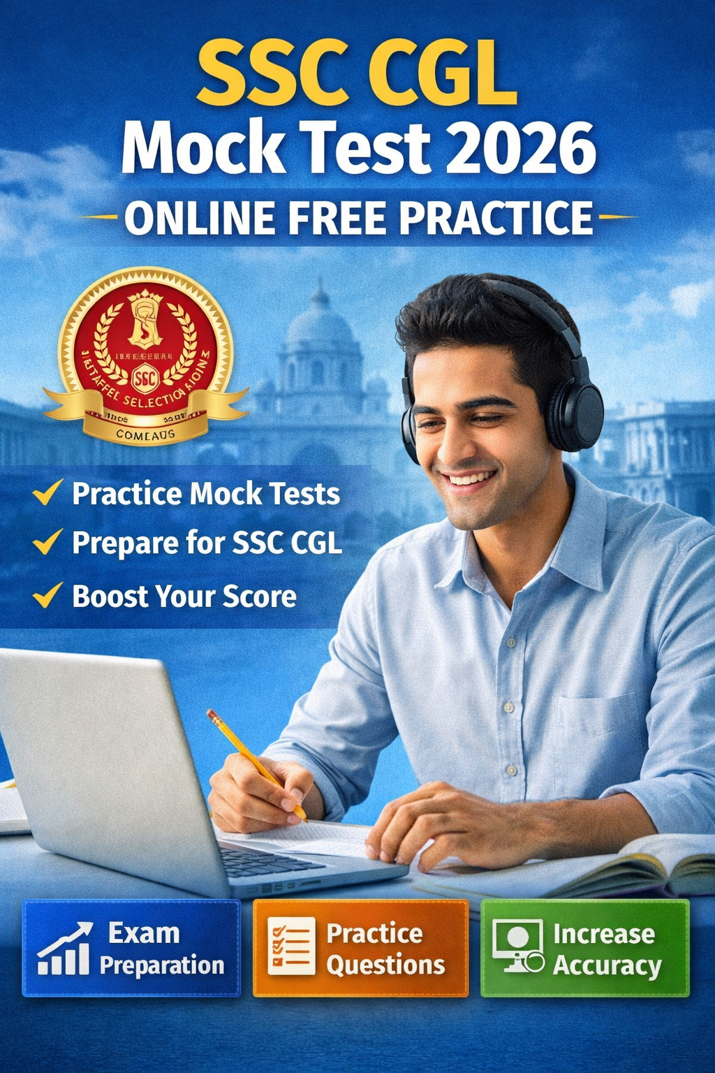 SSC CGL Mock Test 2026 Online Free Practice
